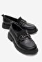 Emma Women's Genuine Leather Loafer Black