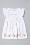 Appliqued Fit & Flare Dress with Bloomers - 2