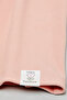 Embroidery Detail Flared Dress with Crew Neck and Puff Sleeves - 4