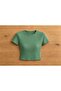 2-Pack Square Neck/Cyclist Neck Ribbed Camisole Fabric Body-Fitting T-Shirt - 5