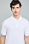 Solid Polo T-Shirt with Short Sleeves - 5