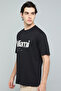 Typography Print T-Shirt with Crew Neck and Short Sleeves - 3