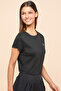 Logo Detail Active T-Shirt With Crew Neck and Short Sleeves - 5