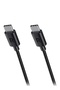 كابل USB-C إلى USB-C طراز RP-CB1043، بطول 60 سم، أسود اللون - 2