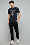 Printed T-Shirt with Crew Neck and Short Sleeves - 2