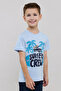 Printed T-Shirt with Crew Neck and Short Sleeves - 3