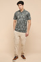 Patterned Polo T-Shirt with Short Sleeves - 2