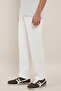Solid Relaxed Fit Pants with Drawstring Waist - 3