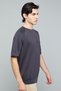 Embroidery Detail T-Shirt with Crew Neck and Short Sleeves - 6