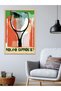 Roland Garros'87 One Piece Wooden Framed Painting - 3