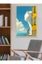 Giant Cat on the Clouds One Piece Wooden Framed Painting - 3