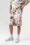 Monarch Patterned Short Sleeve Shirt and Elastic Waist Shorts Set - 8