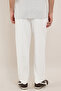 Solid Relaxed Fit Pants with Drawstring Waist - 4