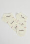 3 Pack Patterned Ankle Socks - 3