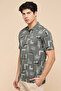 Patterned Polo T-Shirt with Short Sleeves - 3