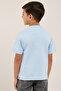 Embroidery Detail T-Shirt with Crew Neck and Short Sleeves - 5