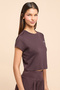 Logo Detail Active T-Shirt With Crew Neck and Short Sleeves - 5