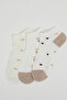 3 Pack Patterned Ankle Socks