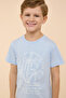 Printed T-Shirt with Crew Neck and Short Sleeves - 3