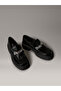 100% Goat Leather Black Women's Loafer Yw0Yw02044Beh - 2