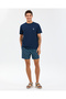 M regular t-shirt men's navy blue t-shirt s2610117-0505 - 4