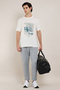 Printed T-Shirt with Crew Neck and Short Sleeves - 3
