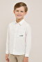 Pocket Detail Shirt with Classic Collar and Long Sleeves - 5