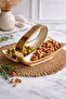Serving Presentation Plate 2-Compartment Rectangular Dream Gold - 2