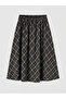 Nevavm Plaid Girls' Flared Skirt with a Difference
