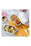 1140ml Capacity 2-Tier Steel Lunchbox, Beige - 2