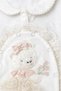 Teddy Bear Detail Baby Collar Baby Girl Jumpsuit - 3