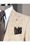 Italian Style Slim Fit Mono Collar Men's Single Jacket Camel T14360 - 3