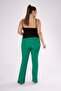 Women's Plus Size Women's Pocket Trousers Green - 3