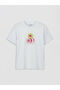 Esvab • Modern & Distinctive Zero Roba Collar Printed Girls' T-Shirt