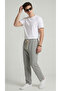Men's Gray Linen Trousers Muslin Fabric Oversize Comfortable Fit Daily Use - 3
