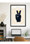 Barış One Piece Black Wooden Framed Painting - 3