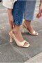 Solvion Heeled Sandals Nude Matte Leather - 2