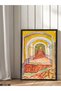 Vincent Van Gogh Corridor in the Asylum One Piece Black Wooden Framed Painting - 4