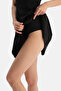 Black Square Collar Dress Swimsuit - 6