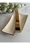 Serving Presentation Plate 2-Compartment Rectangular Dream Gold - 3