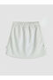 White Girls' Glittery Shorts Skirt - 2