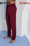 Premium Men's Plaid Relaxed Fit Cotton Waist Tie Pocketed Sweatpants/Pants/Pajama Bottoms - 2