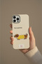 iPhone 13-14 Compatible Kawaii Embroidered Cute Dog Figure Silicone Phone Case - 3
