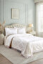 Florence Jacquard French Lace Modern Double Bedspread Set 240X250Cm (Cream) - 2