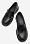 Alitzel Women's Genuine Leather Loafer Black - 4