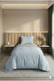 Single Cotton Duvet Cover Set Single Duvet Cover Set with Elastic Sheets - 2