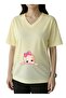 Surprise Baby Printed V-Neck Oversize Maternity T-Shirt 1Gj5