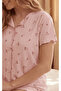 Women's Cotton Front-Stitched Shorts Pajama Set New Season - 2