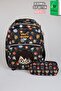 X Dekomus "Wizard Icons Collection" Licensed Orthopedic Primary School and Pencil Bag Set