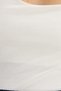 Women's Slim Fit Cotton Halter Neck Camisole Ecru Crop - 5